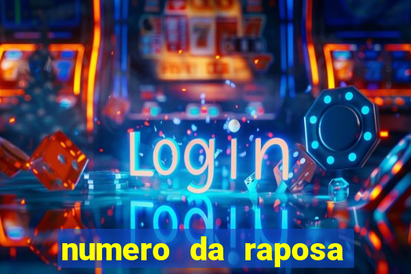 numero da raposa jogo do bicho